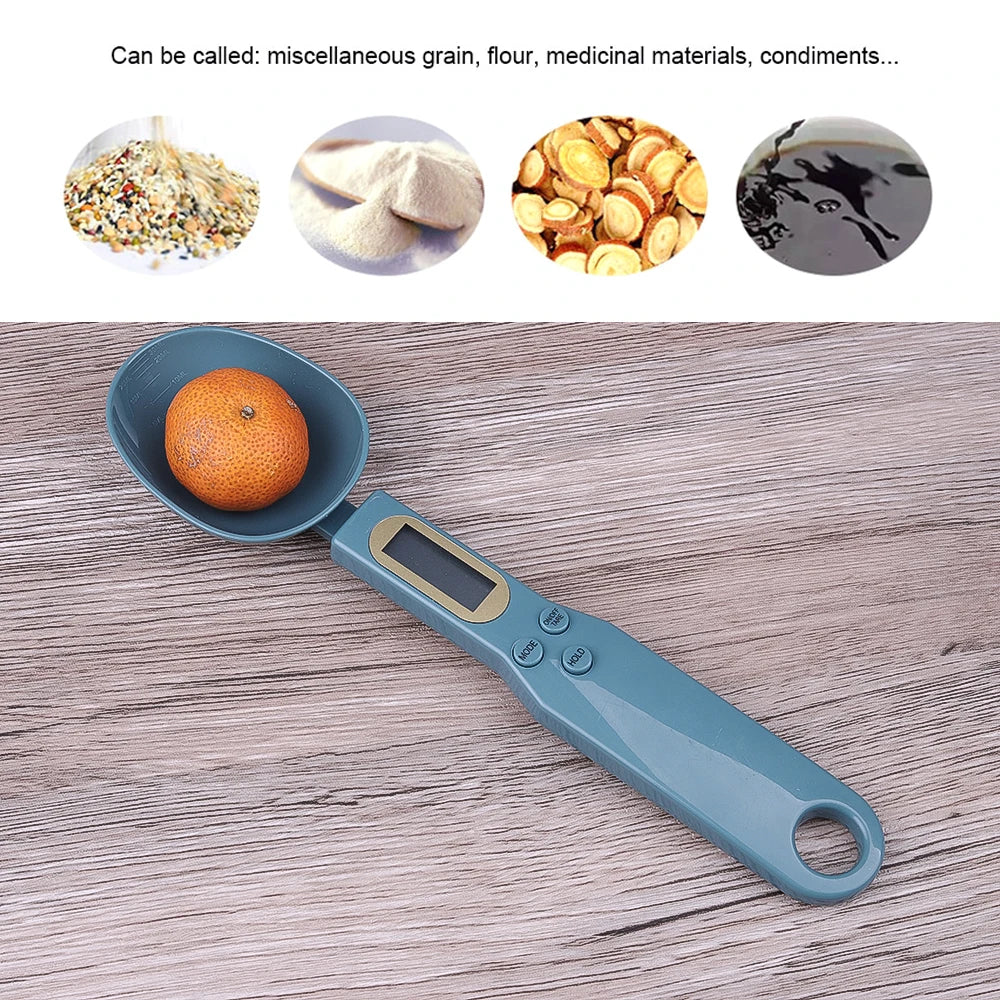 Digital Measuring Spoon Scale 500g - LCD Kitchen Scale for Coffee, Baking & Cooking