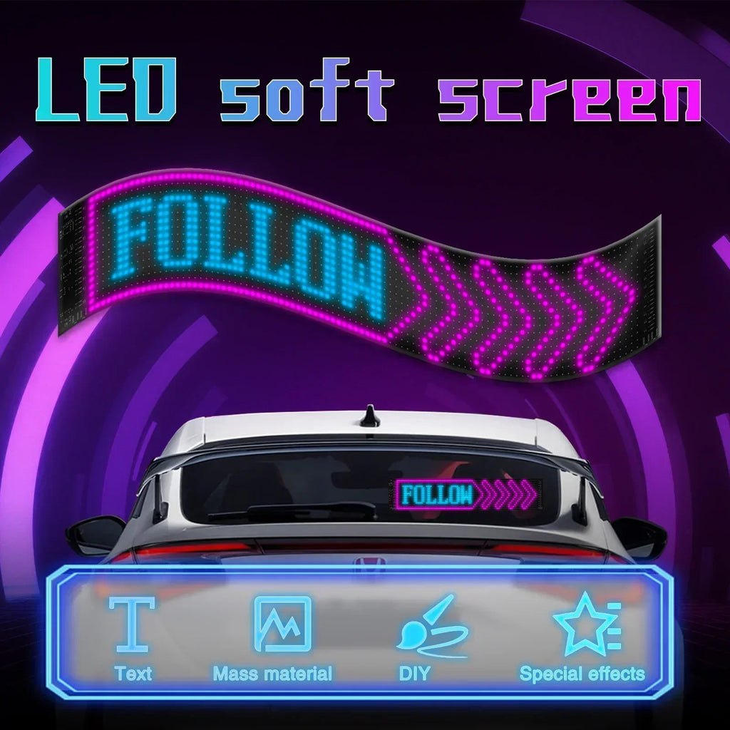 Devil Eyes Car LED Display