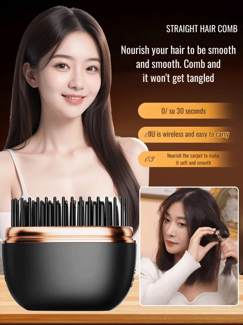 Mini hair straightener wireless