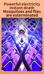 Foldable Electric Mosquito Swatter 3-in-1 Electric Mosquito Killer Anti-mosquito Lamp Rechargeable Wall-Mounted Mosquito Swatter