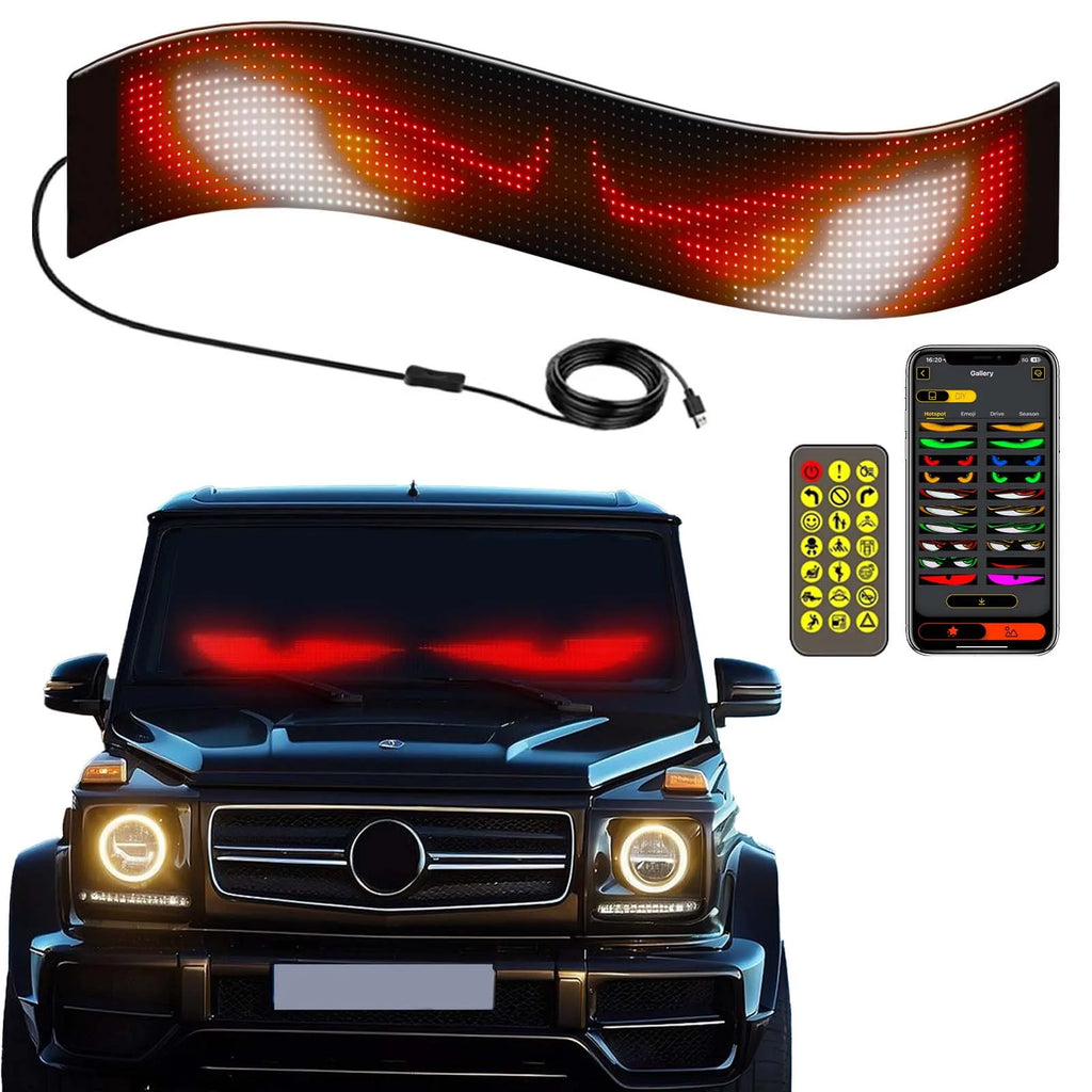 Devil Eyes Car LED Display