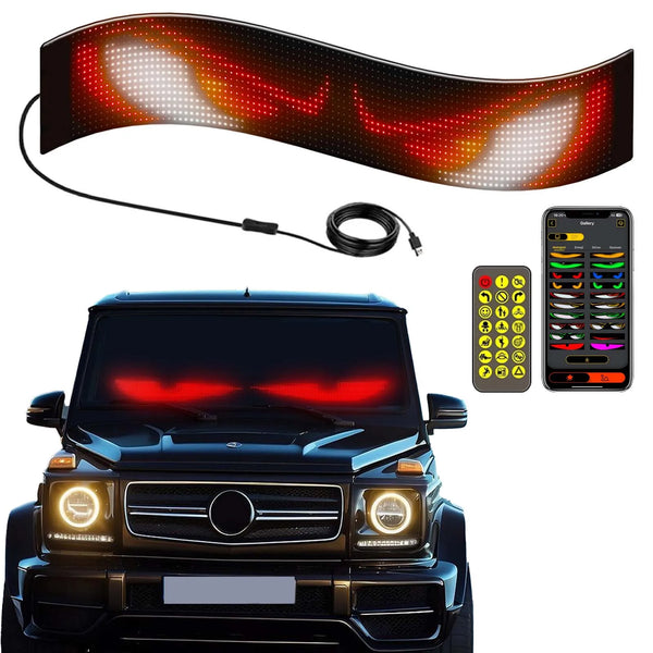 Devil Eyes Car LED Display