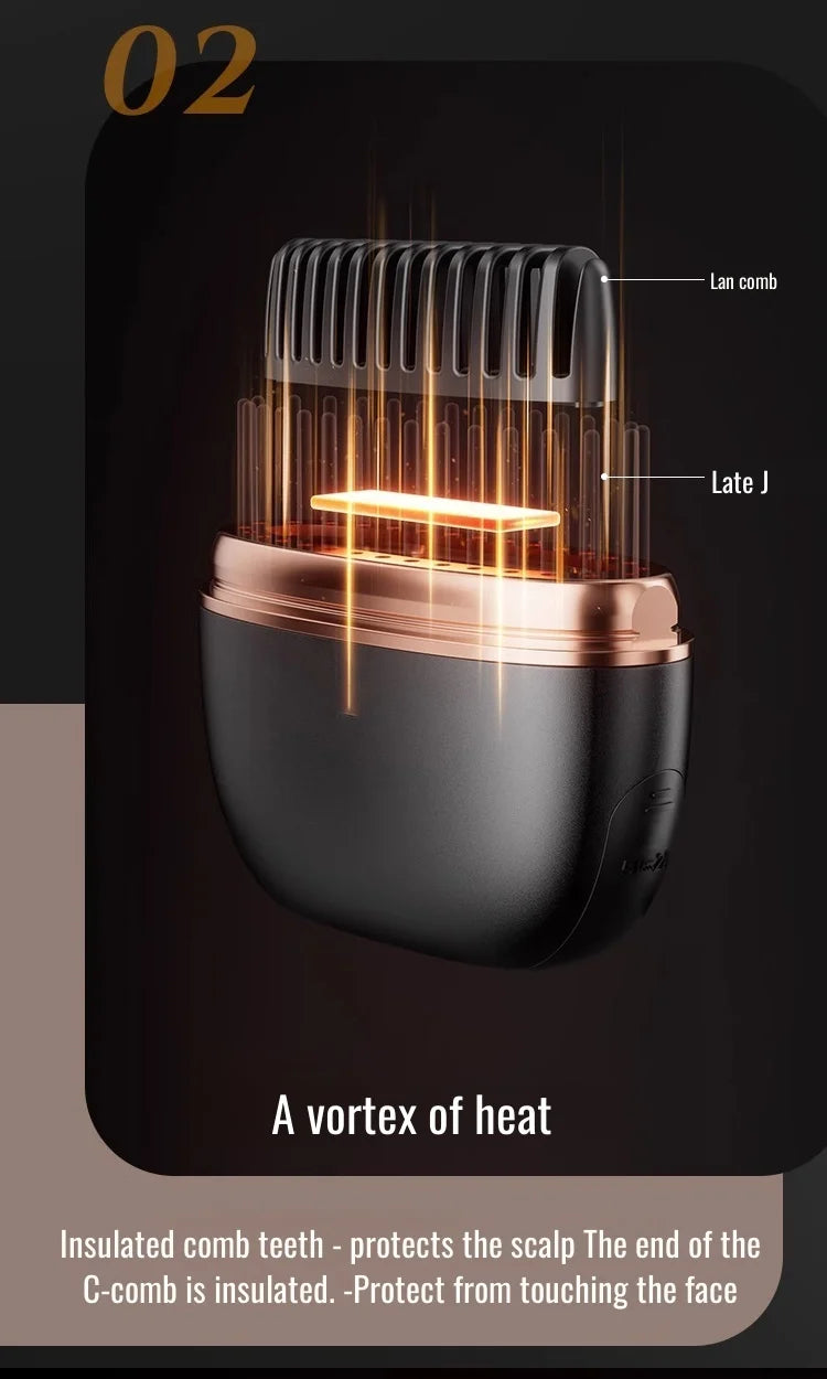 Mini hair straightener wireless