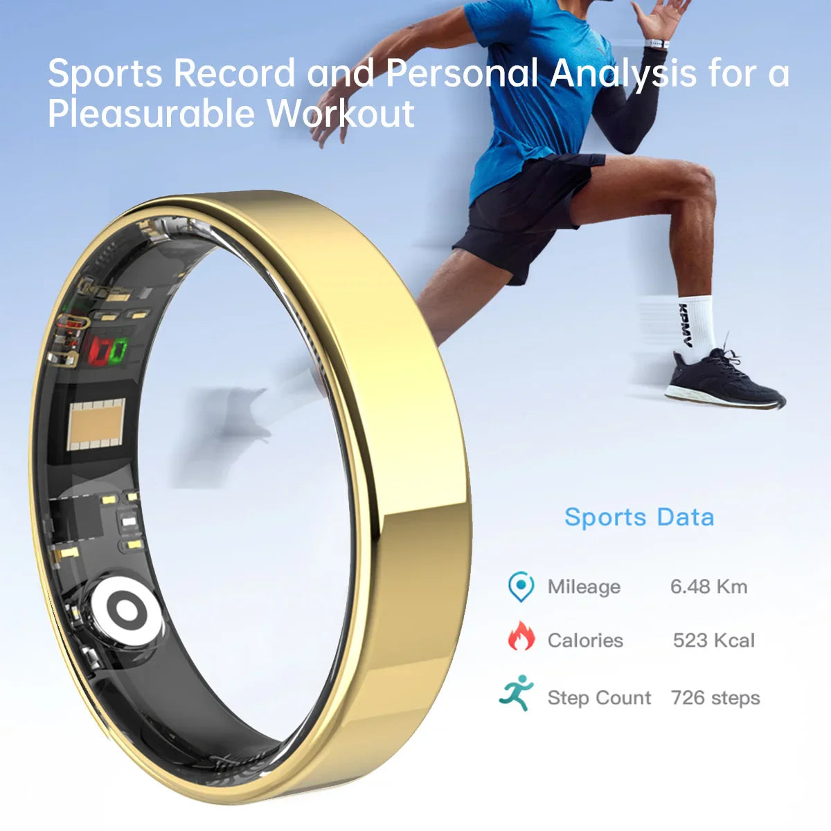 Smart Health Ring for Men