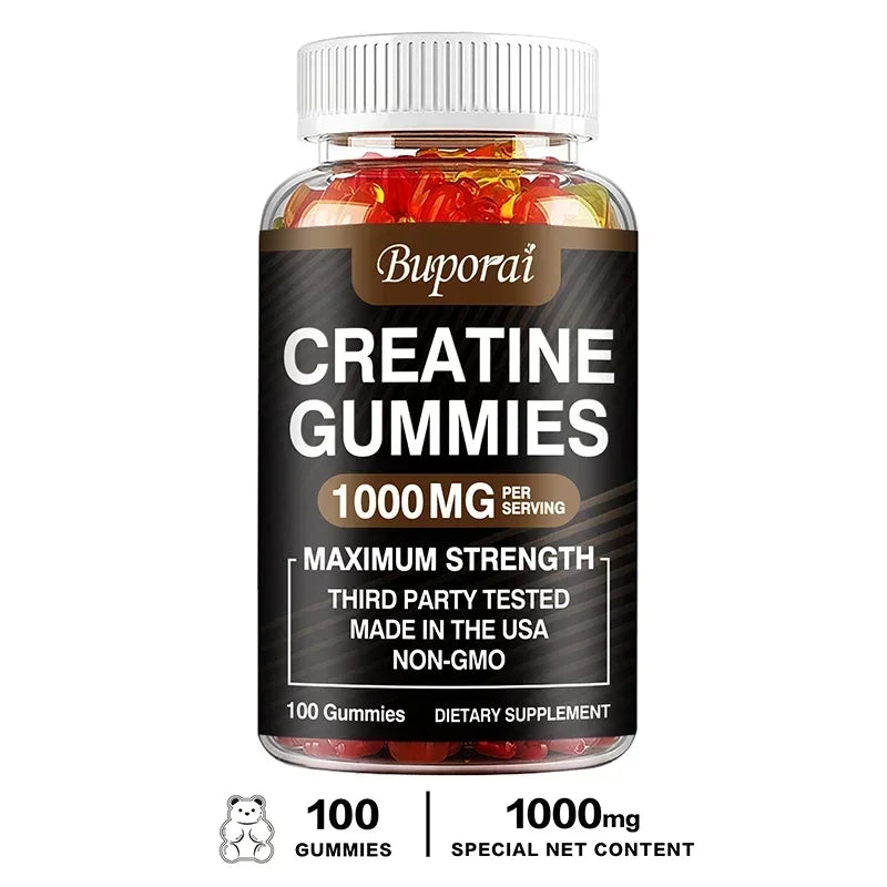 Creatine Monohydrate Gummies - Boost Energy, Build Muscle Mass, and Improve Athletic Performance
